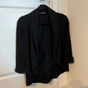 Black shawl jacket